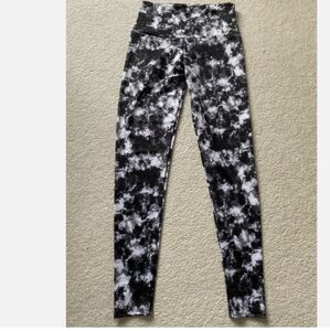 No Boundaries Black and White Tie-Dye Jeggings